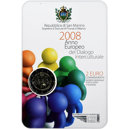 San Marino, 
  
  2 eurá, 
  
  Anno Europeo des interkulturellen Dialogs