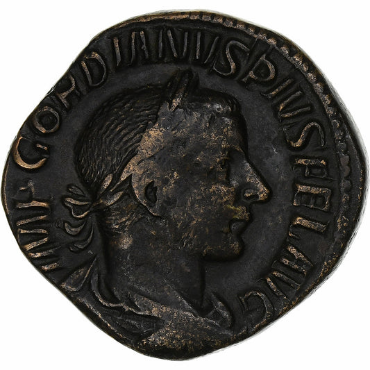 Gordius III,
 
 sestertius,
 
 244