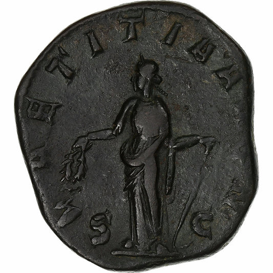 Gordius III,
 
 sestertius,
 
 241-244