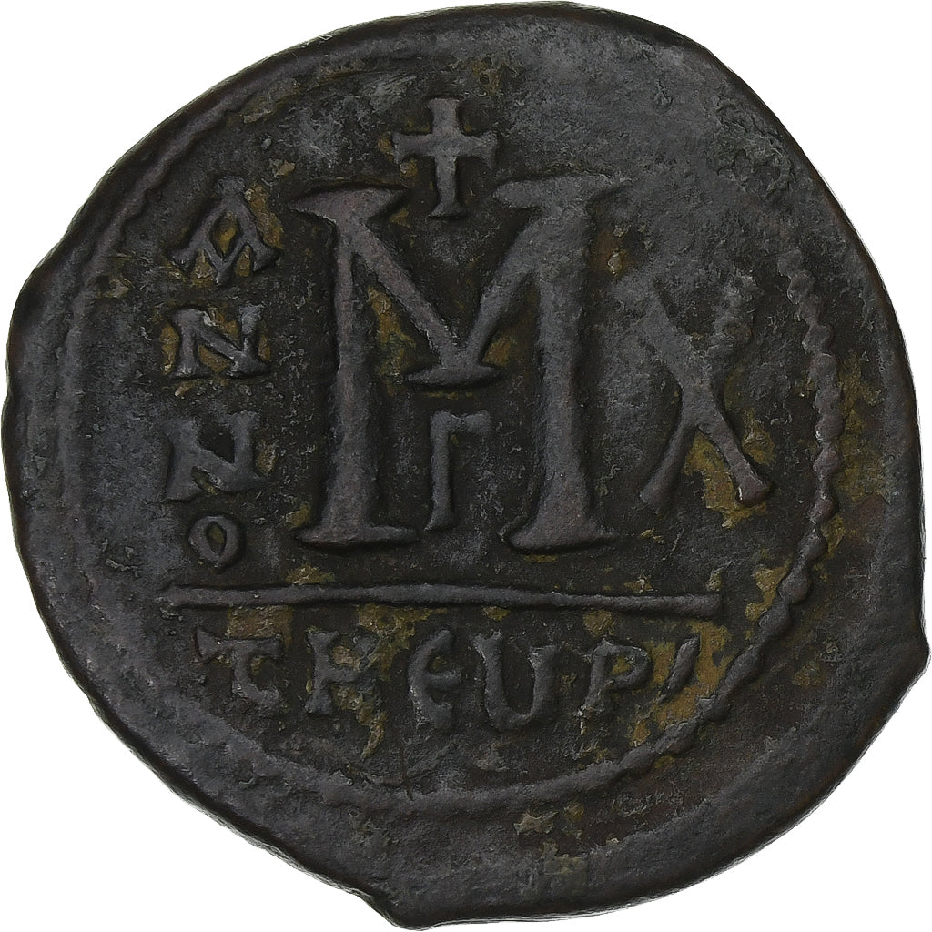 Maurice Tiberius,
 
 Follis,
 
 591-592