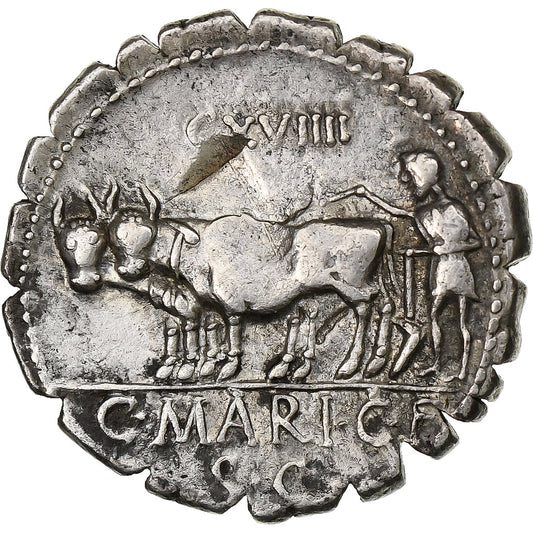 Mária, 
  
  Serratus denarius, 
  
  81 pred Kr