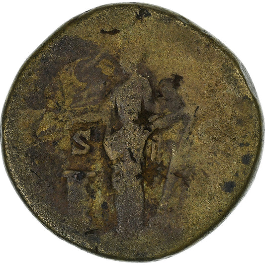 Antoninus Pius 
  
  sestertius, 
  
  138-161