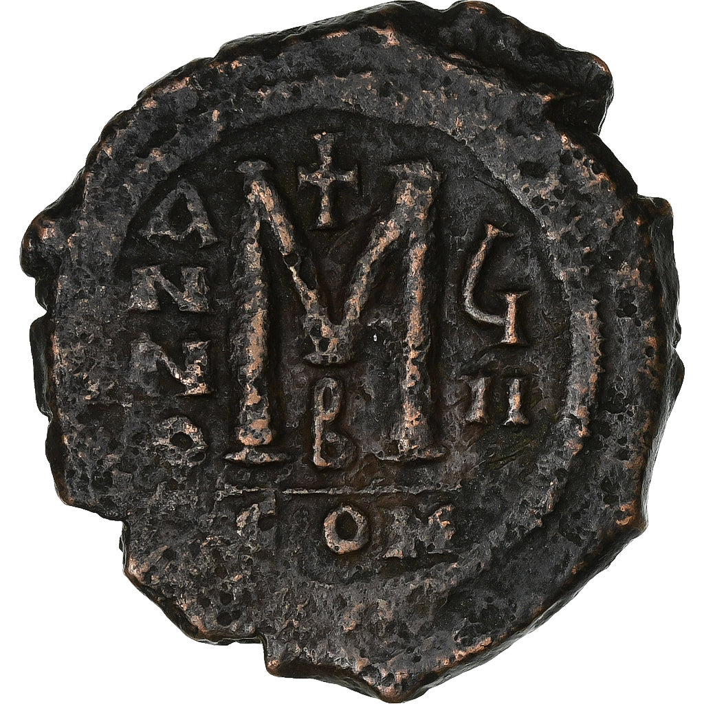 Maurice Tiberius,
 
 Follis,
 
 588-589