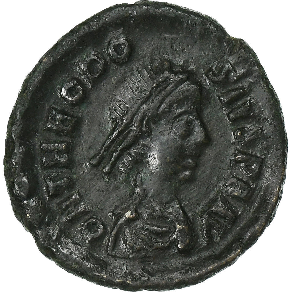 Theodosius I.,
 
 Follis,
 
 384-387