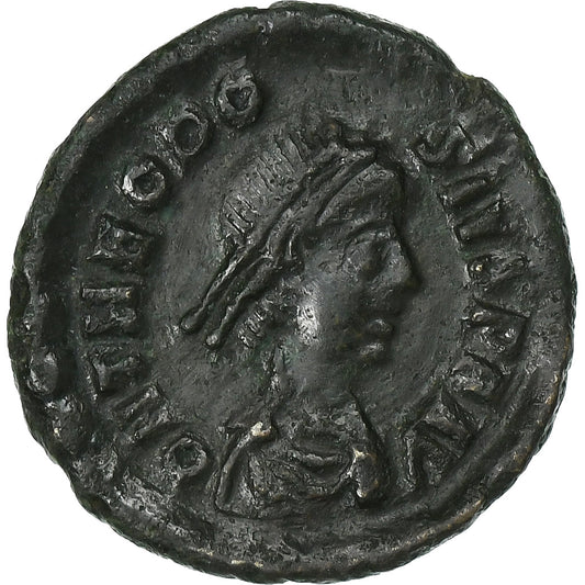 Theodosius I.,
 
 Follis,
 
 384-387