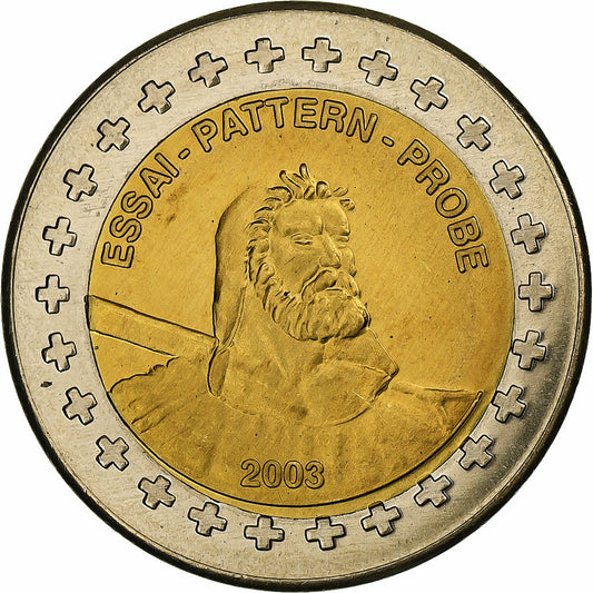 Švajčiarsko, 
  
  2 eurá, 
  
  Fantasie-Euro-Moster