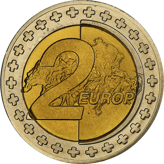 Švajčiarsko, 
  
  2 eurá, 
  
  Fantasie-Euro-Moster