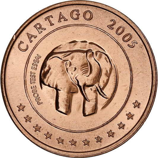 Tunisko, 
  
  2 euro centy, 
  
  Fantasie-Euro-Moster