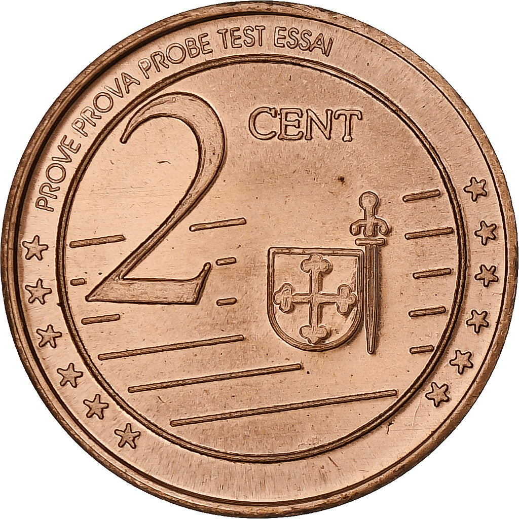 Tunisko, 
  
  2 euro centy, 
  
  Fantasie-Euro-Moster