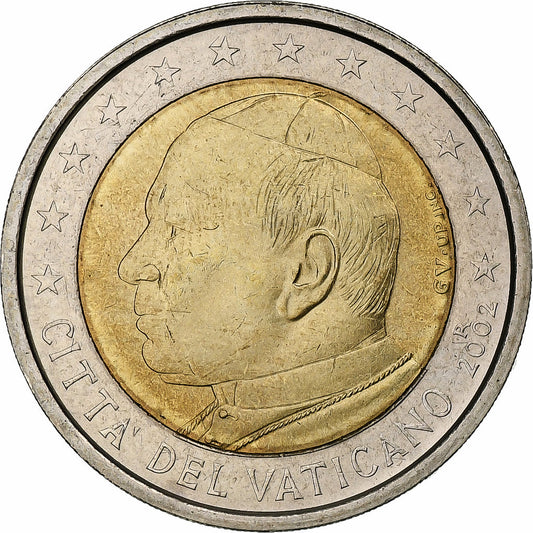 Vatikán,
 
 Jána Pavla II.,
 
 2 eurá