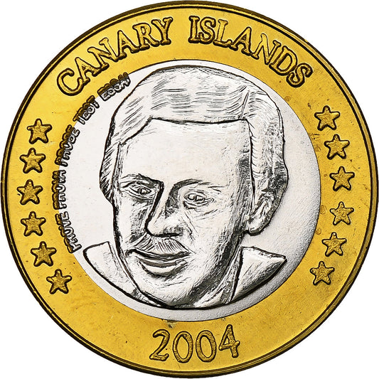 španielčina,
 
 kanársky ostrov,
 
 2 eurá