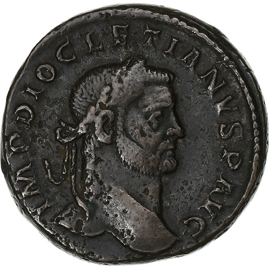 Dioklecián, 
  
  Follis, 
  
  296-297