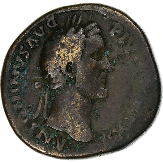 Antoninus Pius 
  
  sestertius, 
  
  148-149