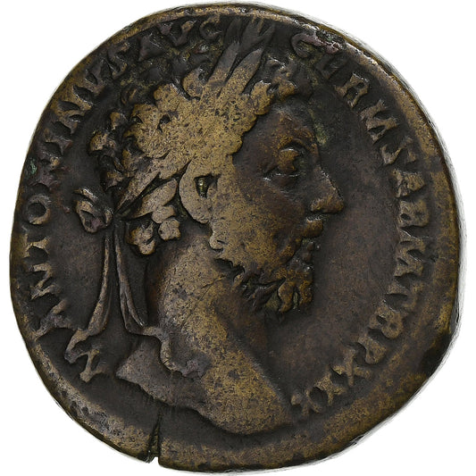 Marcus Aurelius,
 
 sestertius,
 
 175-176