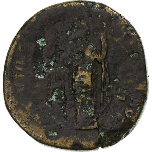 Marcus Aurelius,
 
 sestertius,
 
 175-176
