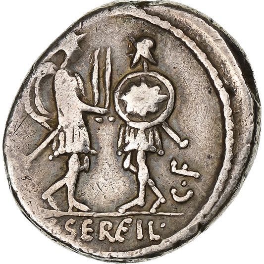 Servilia, 
  
  dinár, 
  
  57 pred Kr