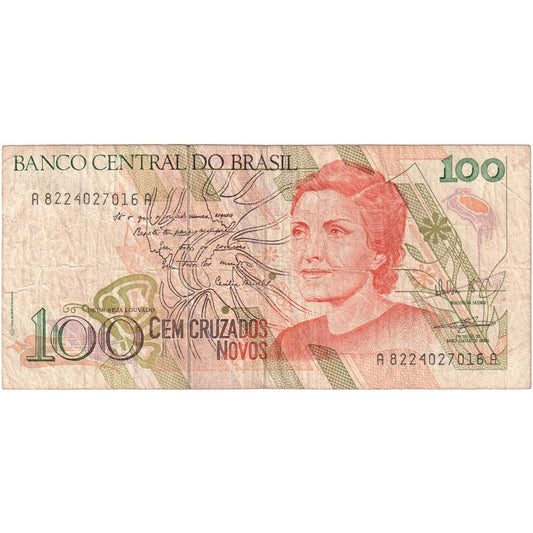 Brazília, 
  
  100 krížnikov, 
  
  VF (20-25)
