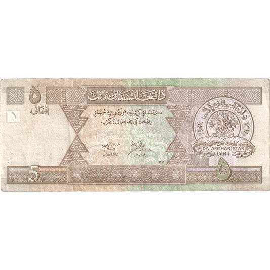 Afganistan,
 
 5 Afgancov,
 
 UA(55-58)