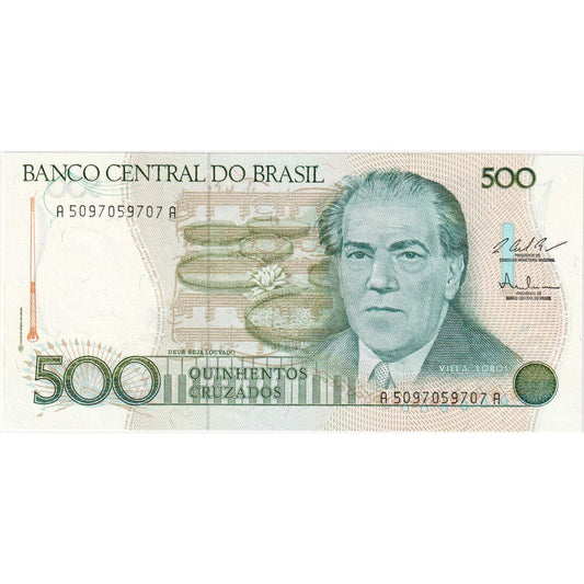 Brazília,
 
 500 Cruzado,
 
 UNC(65-70)