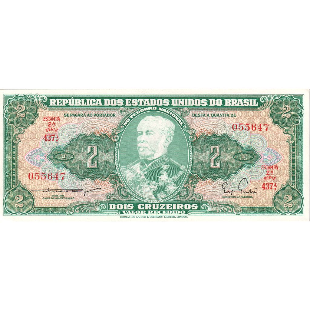 Brazília, 
  
  2 krížniky, 
  
  UNC(63)
