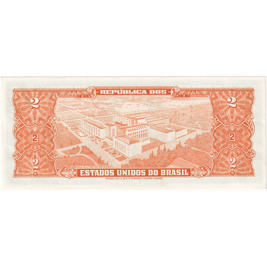 Brazília, 
  
  2 krížniky, 
  
  UNC(63)