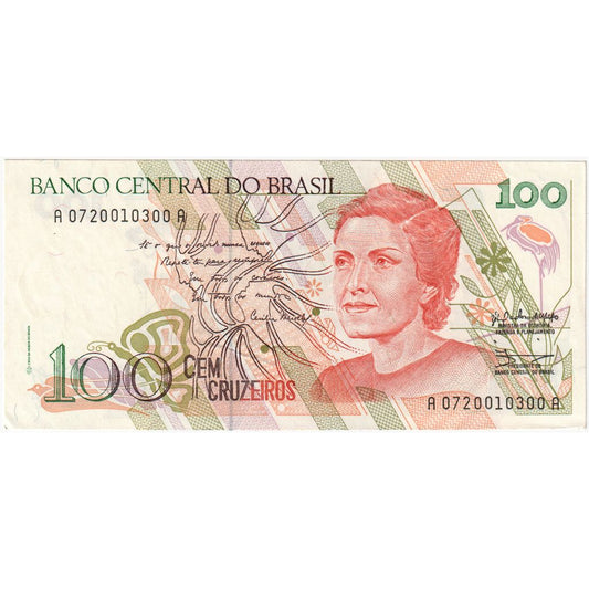 Brazília, 
  
  100 krížnikov, 
  
  UNC(65-70)