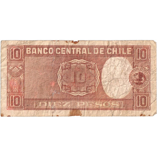 Čile, 
  
  10 pesos = 1 kondor, 
  
  VF (20-25)