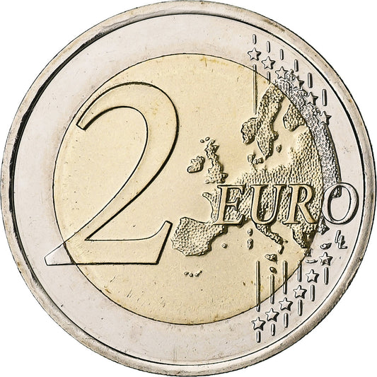Slovinsko, 
  
  2 eurá, 
  
  10. Jahrestag des Euro