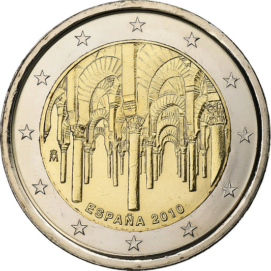 španielčina,
 
 2 eurá,
 
 Cordoba