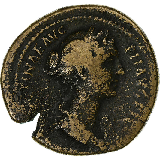 Faustína II.
 
 sestertius,
 
 145-161