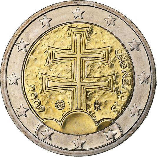 slovenský,
 
 2 eurá,
 
 2009