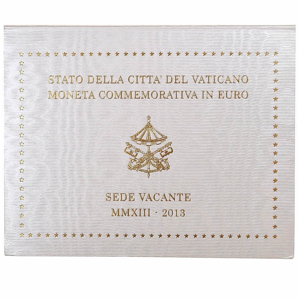 Vatikán,
 
 2 eurá,
 
 Sede Vacante