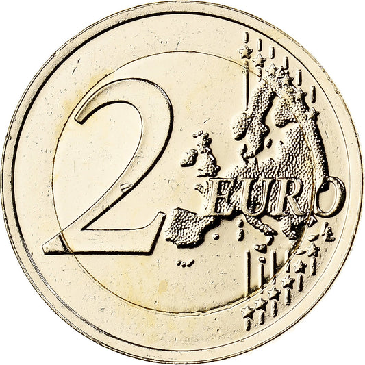Litva, 
  
  2 eurá, 
  
  Fantasieprägung .Dorée