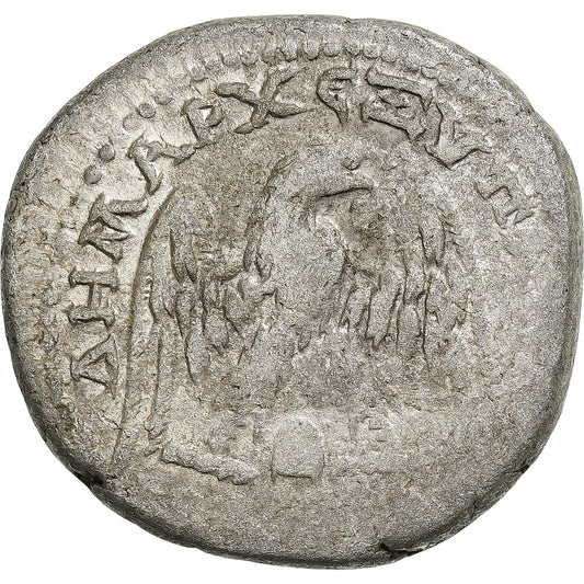 mezopotámia,
 
 Macrinus,
 
 Tetradrachm
