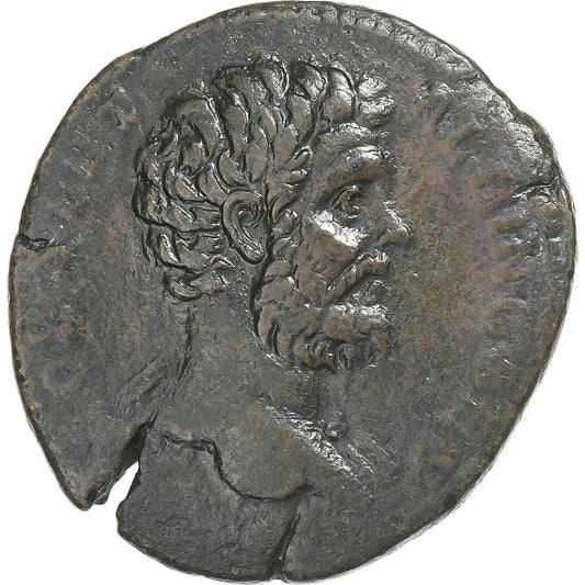 Clodius Albinus,
 
 sestertius,
 
 194-195