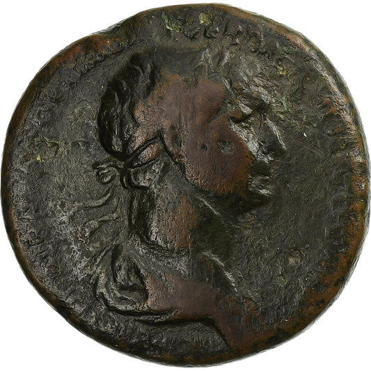 Trajan, 
  
  sestertius, 
  
  114-117