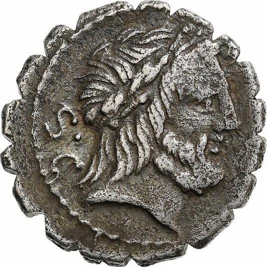 Antonia, 
  
  Serratus denarius, 
  
  83-82 pred Kr