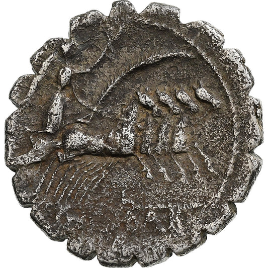 Antonia, 
  
  Serratus denarius, 
  
  83-82 pred Kr