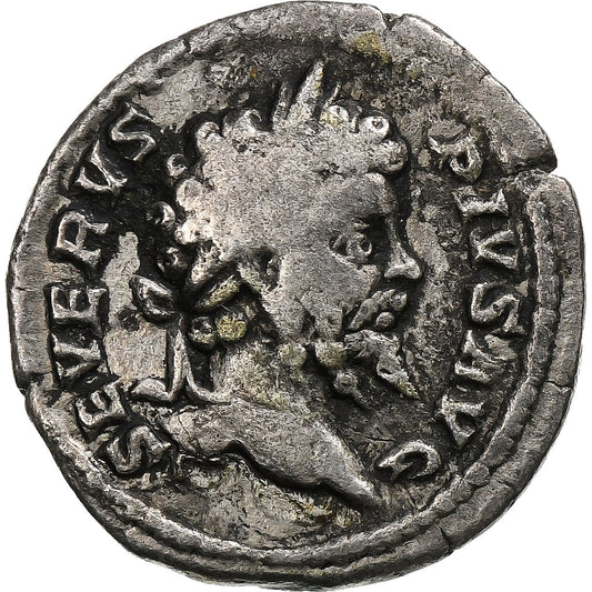 Septimius Severus, 
  
  dinár, 
  
  202