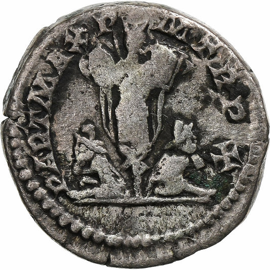 Septimius Severus, 
  
  dinár, 
  
  202
