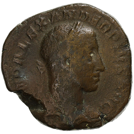 Severus Alexander,
 
 sestertius,
 
 231-235