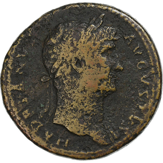 Hadrian,
 
 sestertius,
 
 125-127