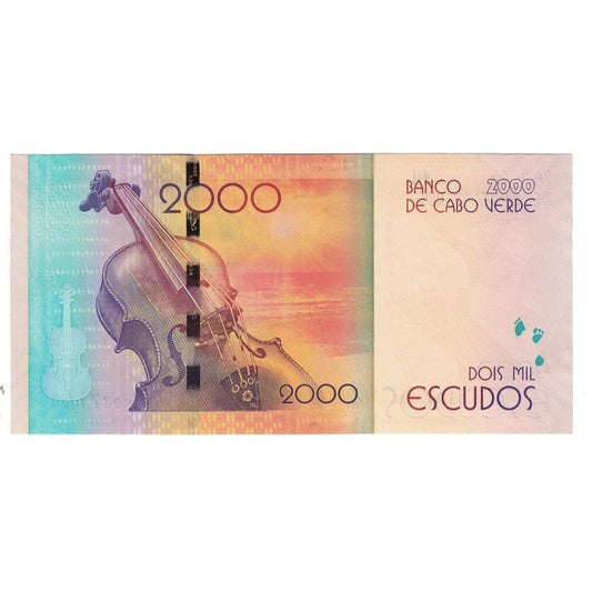 bankovka,
 
 Kapverdy,
 
 2000 escudo