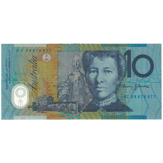bankovka,
 
 Austrália,
 
 10 dolárov