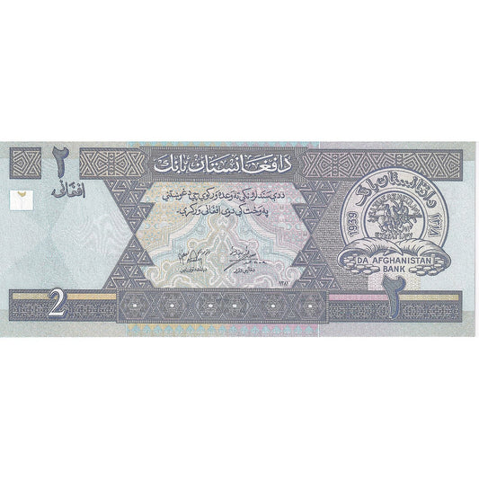 Afganistan,
 
 2 Afganci,
 
 2002