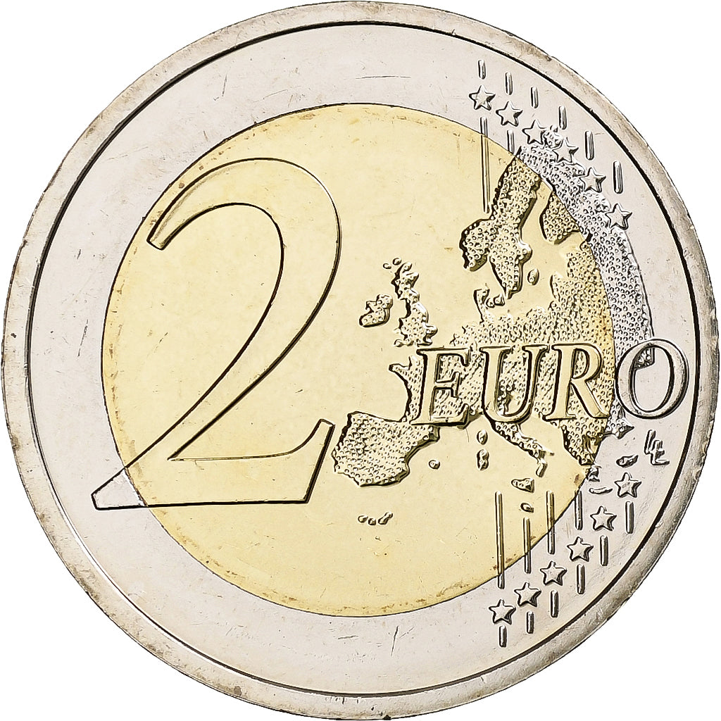 slovenský, 
  
  2 eurá, 
  
  25. Jahrestag der Republik