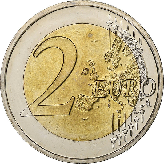 Slovinsko,
 
 2 eurá,
 
 2017