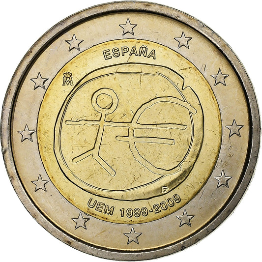 španielčina,
 
 2 eurá,
 
 VEM