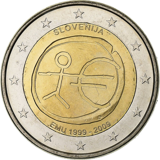 Slovinsko,
 
 2 eurá,
 
 Slovinsko