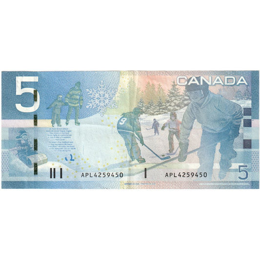 Kanada,
 
 5 dolárov,
 
 UA(55-58)